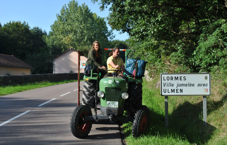 Visite de Lormes en tracteur