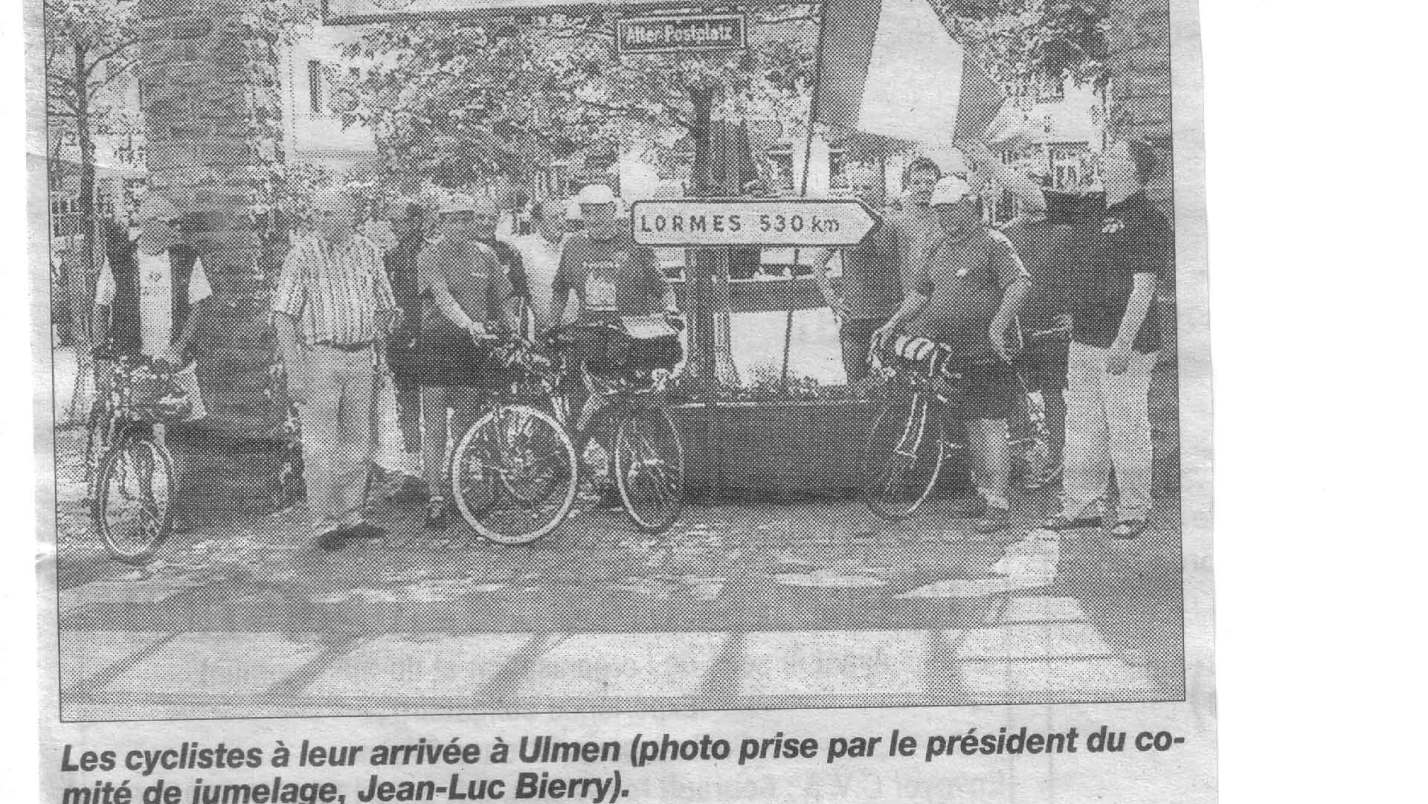 Les cyclistes français fêtés en Allemagne