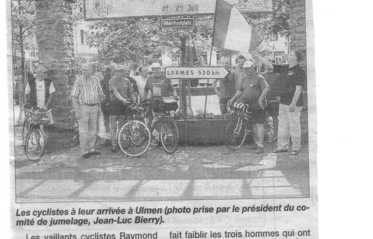 Les cyclistes français fêtés en Allemagne