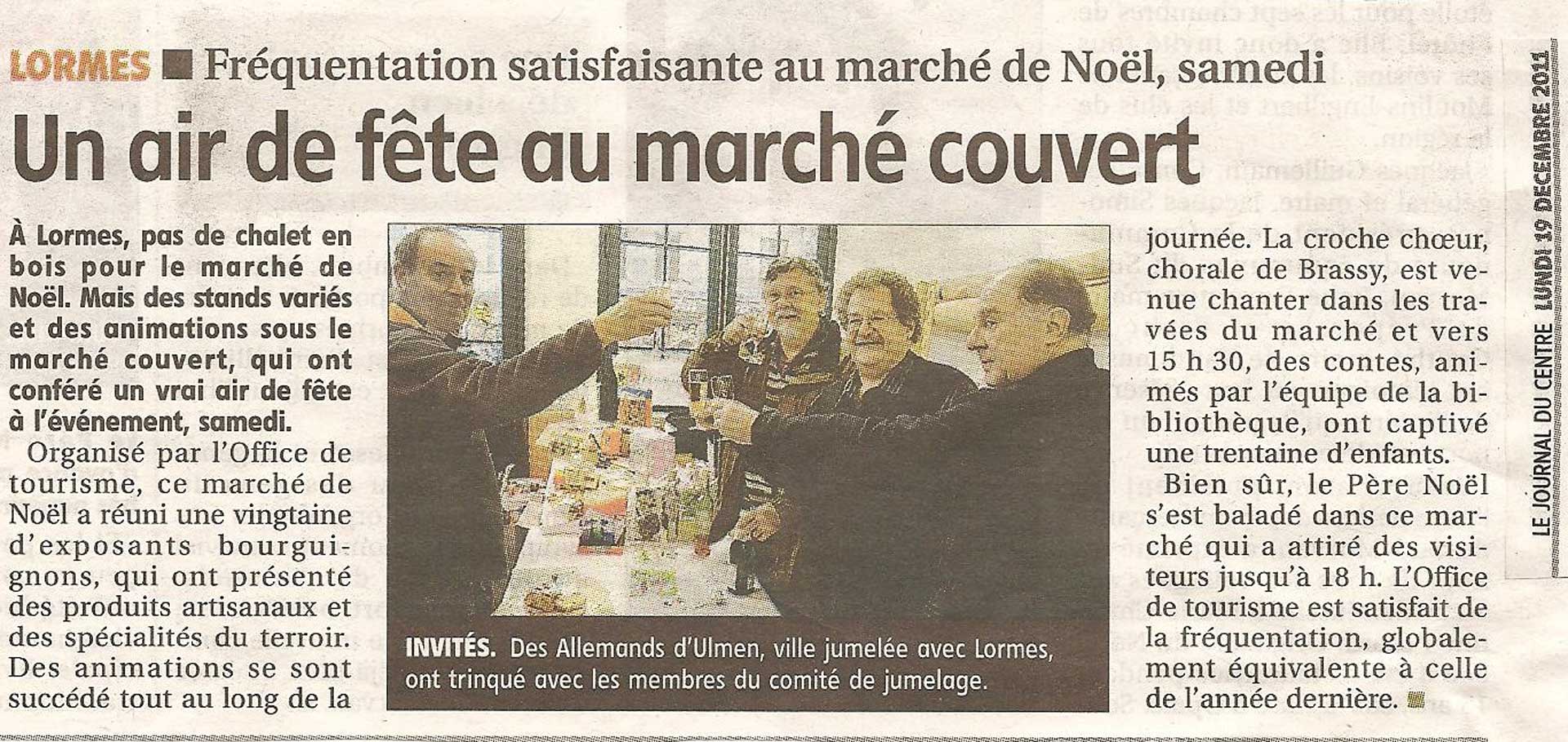 Un air de fête pour le marché de Noël